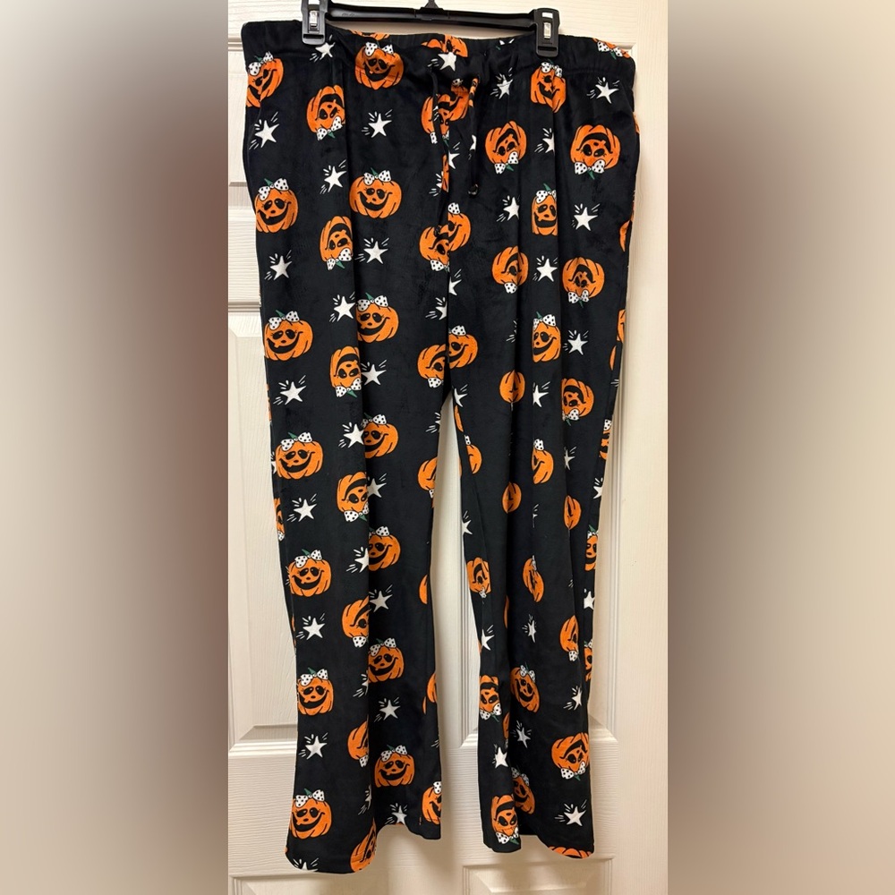 Berkley Jensen Halloween Pumpkin Print Pajama Pants size XL